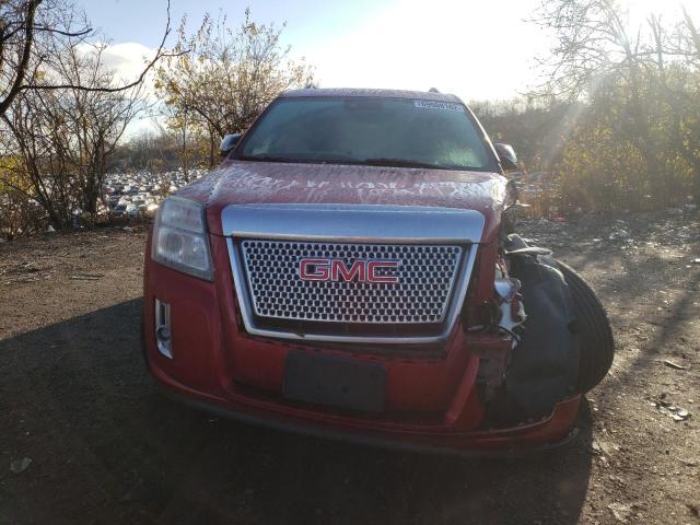 2GKFLZE39F6155403 - 2015 GMC TERRAIN DENALI RED photo 5