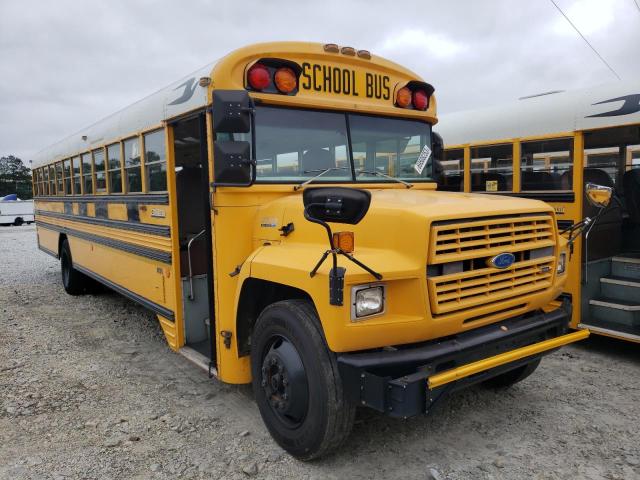 1FDXJ75CXPVA08896 - 1993 FORD BUS CHASSI B700F YELLOW photo 1