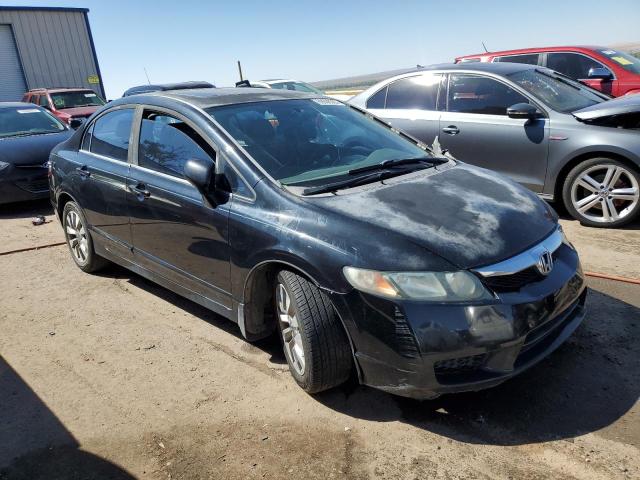 2HGFA16989H345726 - 2009 HONDA CIVIC EXL BLACK photo 4