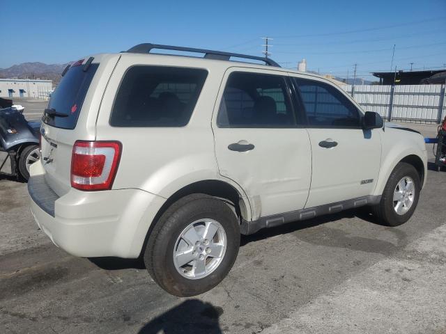 1FMCU02Z18KB41703 - 2008 FORD ESCAPE XLS CREAM photo 3