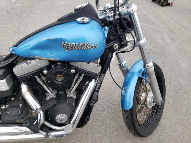 1HD1GX417BC305104 - 2011 HARLEY-DAVIDSON FXDB BLUE photo 9