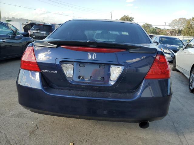 1HGCM55187A115984 - 2007 HONDA ACCORD VALUE BLUE photo 6