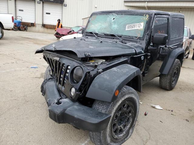 1C4AJWAG2FL567446 - 2015 JEEP WRANGLER SPORT BLACK photo 1