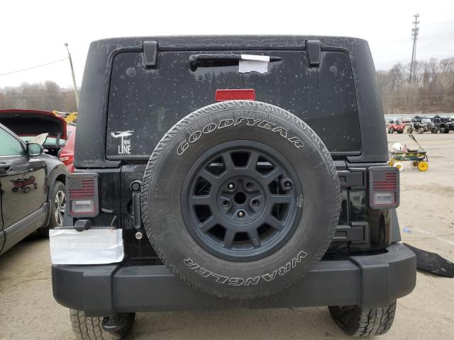 1C4AJWAG2FL567446 - 2015 JEEP WRANGLER SPORT BLACK photo 6