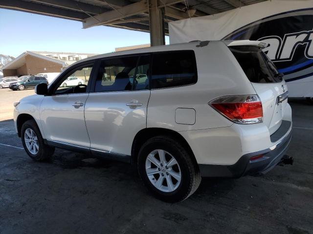 5TDZA3EH2DS041009 - 2013 TOYOTA HIGHLANDER BASE Սպիտակ լուսանկար 2