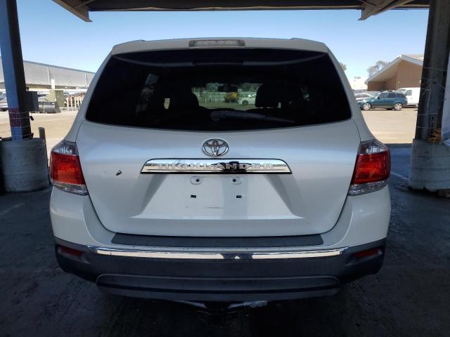 5TDZA3EH2DS041009 - 2013 TOYOTA HIGHLANDER BASE Սպիտակ լուսանկար 6