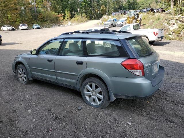 4S4BP61C897341520 - 2009 SUBARU OUTBACK 2.5I TEAL photo 2