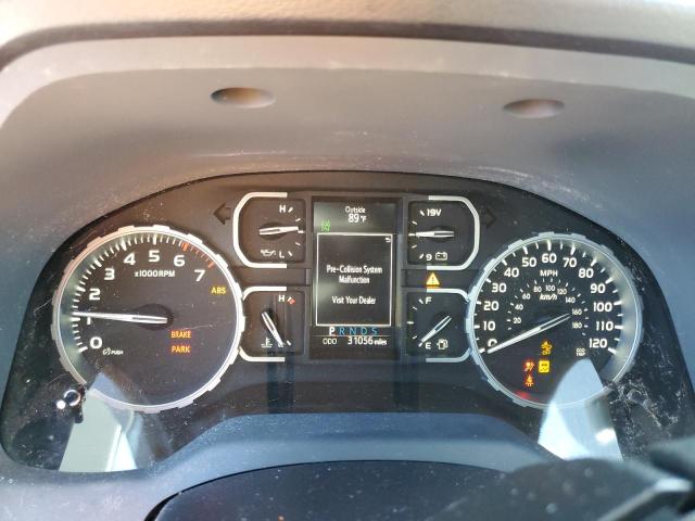 5TFRY5F18MX280826 - 2021 TOYOTA TUNDRA DOUBLE CAB SR/SR5 BLACK photo 9