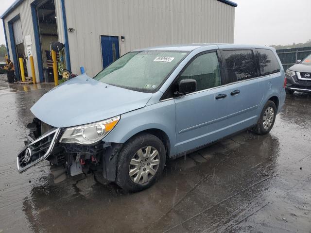 2C4RVAAG3CR391357 - 2012 VOLKSWAGEN ROUTAN S BLUE photo 1