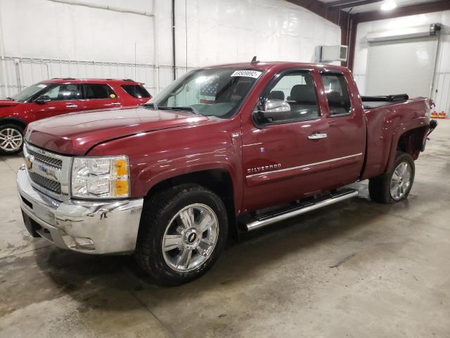 1GCRKSE78DZ378460 - 2013 CHEVROLET 1500 K1500 LT BURGUNDY photo 1