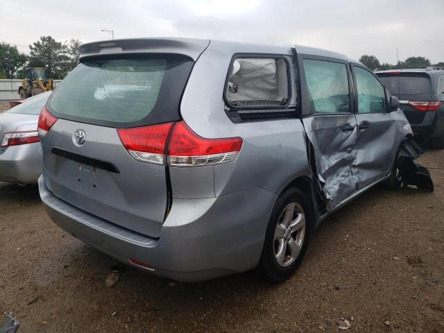 5TDZK3DC4ES416953 - 2014 TOYOTA SIENNA GRAY photo 3