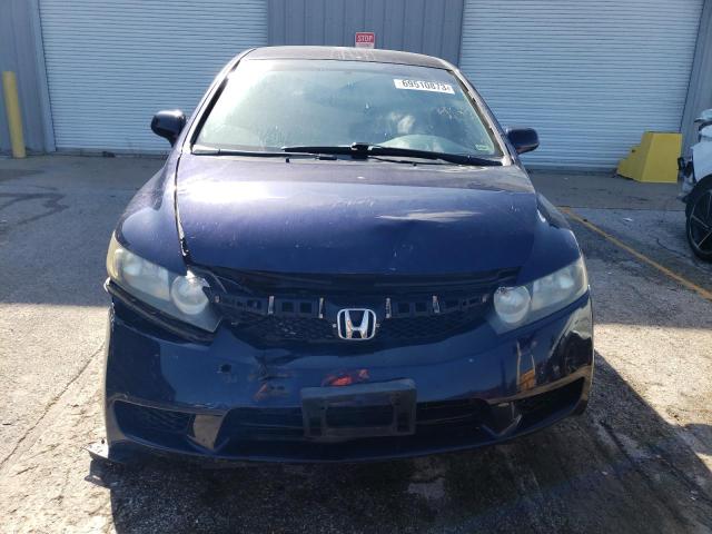 19XFA1F67AE026385 - 2010 HONDA CIVIC LX-S Կապույտ լուսանկար 5