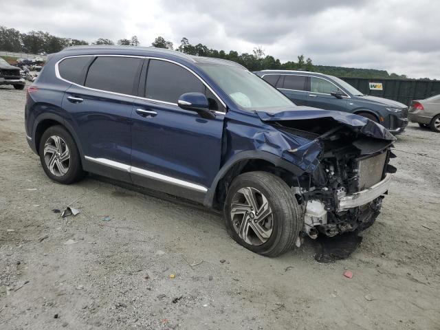 5NMS34AJXMH308068 - 2021 HYUNDAI SANTA FE SEL أزرق صورة 4