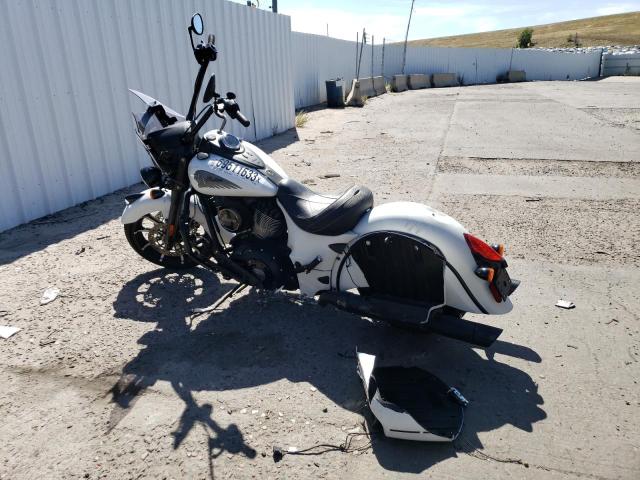 56KTHDAAXK3373031 - 2019 INDIAN MOTORCYCLE CO. SPRINGFIEL DARK HORSE WHITE photo 3