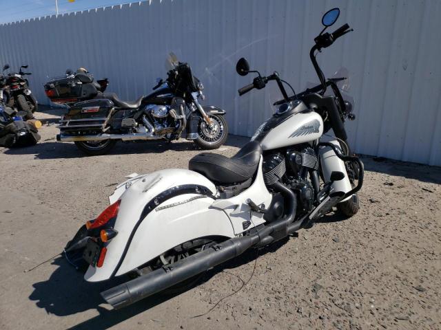 56KTHDAAXK3373031 - 2019 INDIAN MOTORCYCLE CO. SPRINGFIEL DARK HORSE WHITE photo 4