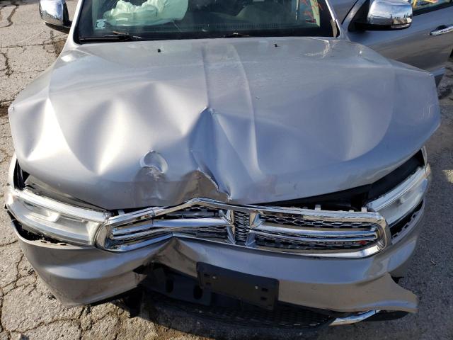 1C4RDJEG4FC888654 - 2015 DODGE DURANGO CITADEL SILVER photo 12