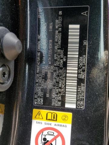 2T2BZMCA9JC162321 - 2018 LEXUS RX 350 BASE შავი ფოტო 14