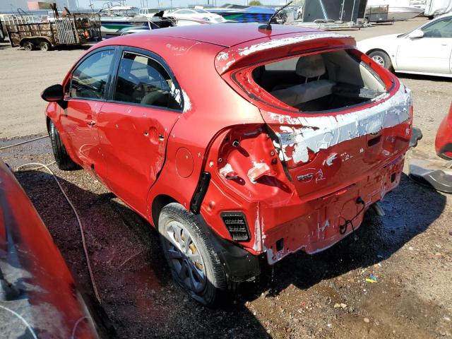 KNADM5A33D6190615 - 2013 KIA RIO LX RED photo 2