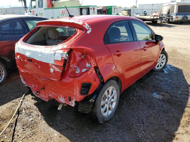 KNADM5A33D6190615 - 2013 KIA RIO LX RED photo 3