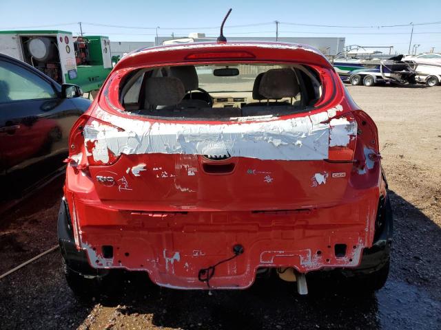 KNADM5A33D6190615 - 2013 KIA RIO LX RED photo 6