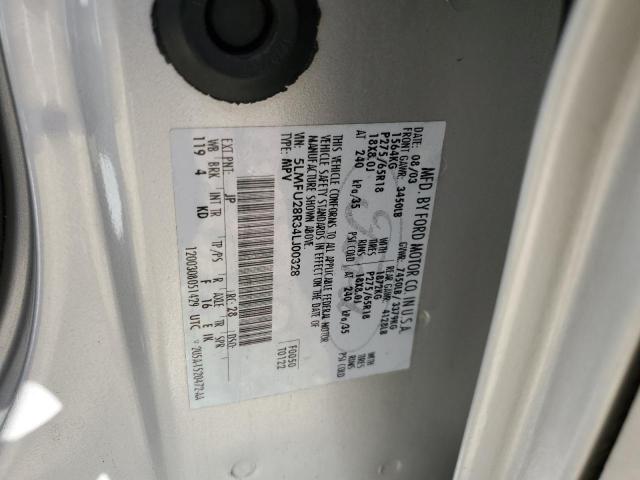 5LMFU28R34LJ00328 - 2004 LINCOLN NAVIGATOR ვერცხლისფერი ფოტო 13