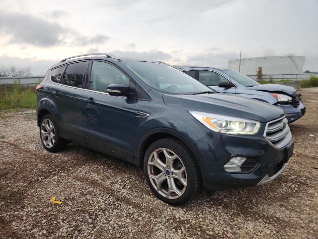 1FMCU9J98KUA47223 - 2019 FORD ESCAPE TITANIUM 蓝色 照片 4