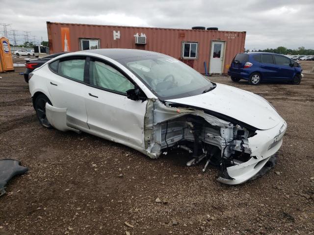 5YJ3E1EA7PF488767 - 2023 TESLA MODEL 3 WHITE photo 4