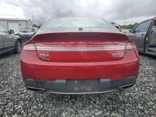 3LN6L5F95HR607460 - 2017 LINCOLN MKZ RESERVE მუქწითელი ფოტო 6