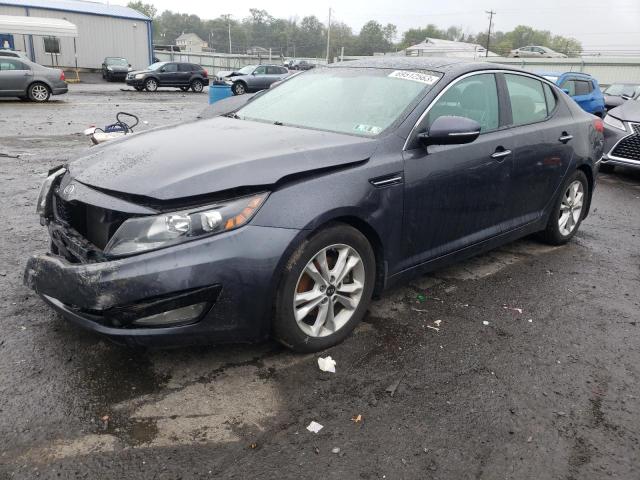 KNAGN4A77B5101784 - 2011 KIA OPTIMA EX GRAY photo 1