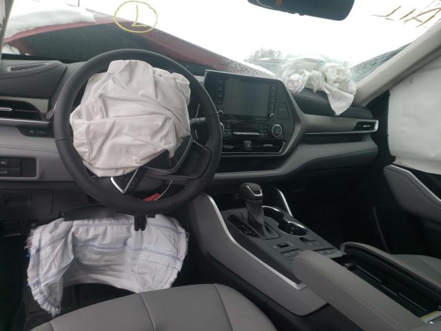 5TDGZRBH0NS236728 - 2022 TOYOTA HIGHLANDER XLE წითელი ფოტო 8