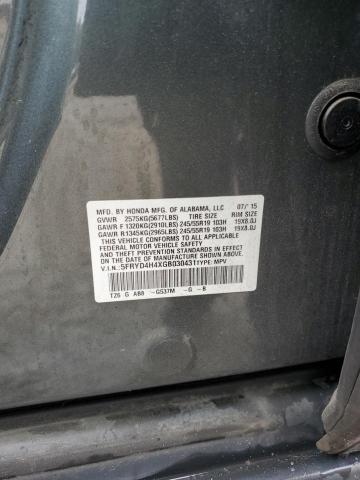 5FRYD4H4XGB030431 - 2016 ACURA MDX TECHNOLOGY Մոխրագույն լուսանկար 13