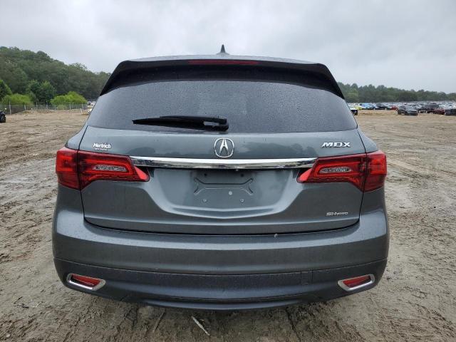 5FRYD4H4XGB030431 - 2016 ACURA MDX TECHNOLOGY Մոխրագույն լուսանկար 6