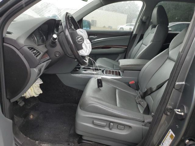 5FRYD4H4XGB030431 - 2016 ACURA MDX TECHNOLOGY Մոխրագույն լուսանկար 7