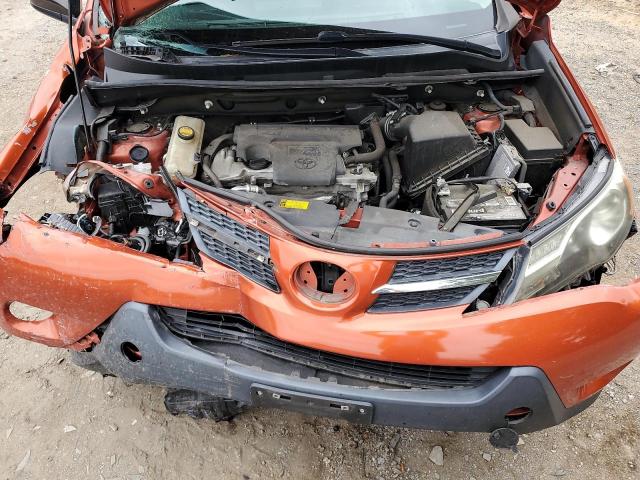 2T3ZFREV5FW133498 - 2015 TOYOTA RAV4 LE ORANGE photo 12