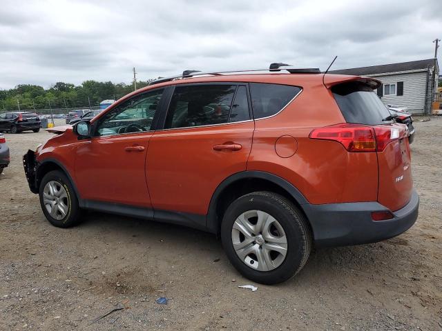 2T3ZFREV5FW133498 - 2015 TOYOTA RAV4 LE ORANGE photo 2