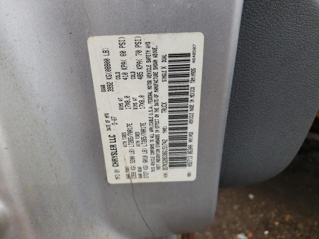 3D7KS28D38G151742 - 2008 DODGE RAM 2500 ST ვერცხლისფერი ფოტო 12