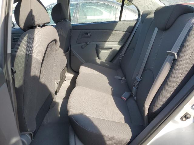 KNADE123086379345 - 2008 KIA RIO BASE GRAY photo 10