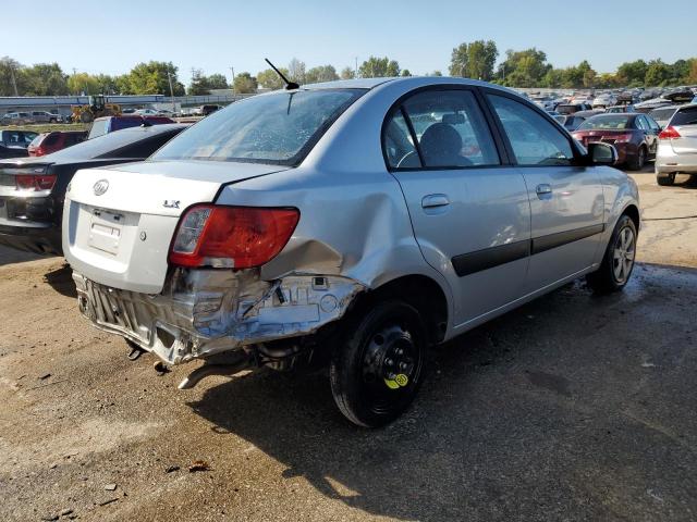 KNADE123086379345 - 2008 KIA RIO BASE GRAY photo 3