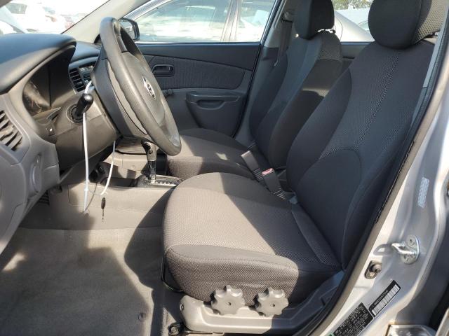 KNADE123086379345 - 2008 KIA RIO BASE GRAY photo 7