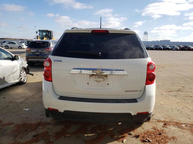 2GNALDEK8D6187831 - 2013 CHEVROLET EQUINOX LT WHITE photo 6