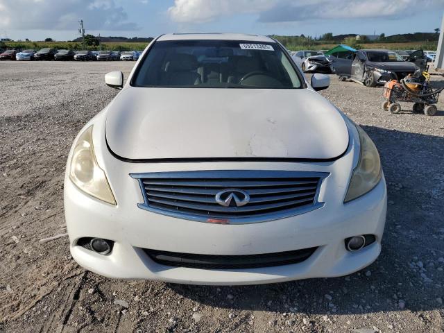 JN1CV6AP9DM717480 - 2013 INFINITI G37 BASE WHITE photo 5
