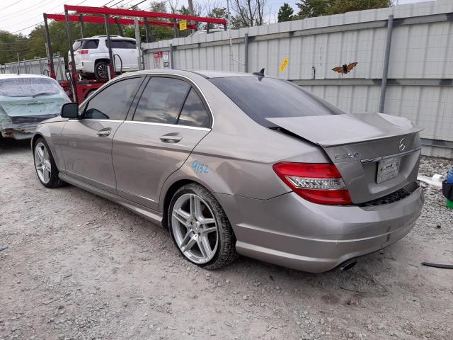 WDDGF56X18F147134 - 2008 MERCEDES-BENZ C 350 GOLD photo 2