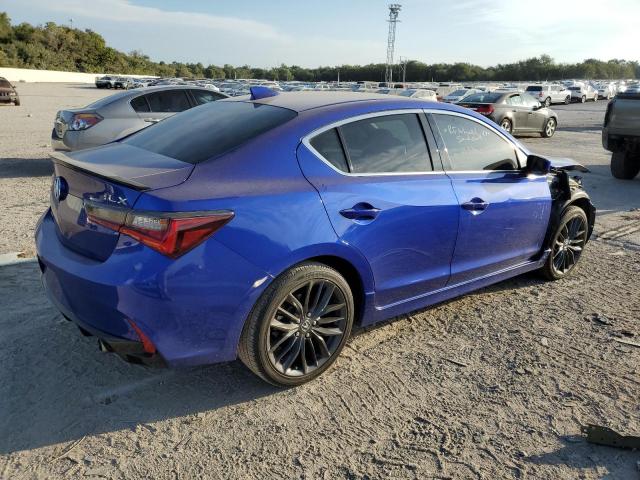 19UDE2F89NA002568 - 2022 ACURA ILX PREMIUM A-SPEC BLUE photo 3