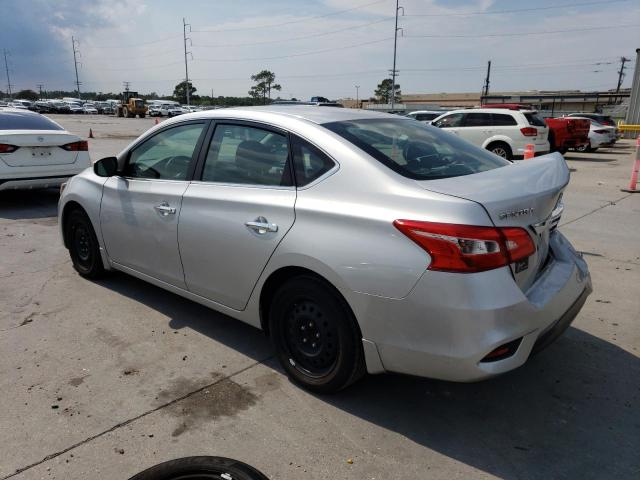 3N1AB7AP5KY381746 - 2019 NISSAN SENTRA S SILVER photo 2