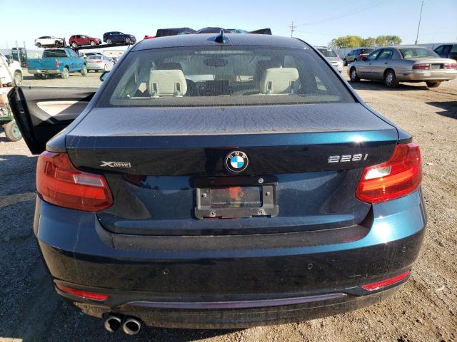 WBA1F7C54FVX95839 - 2015 BMW 228 XI BLUE photo 6