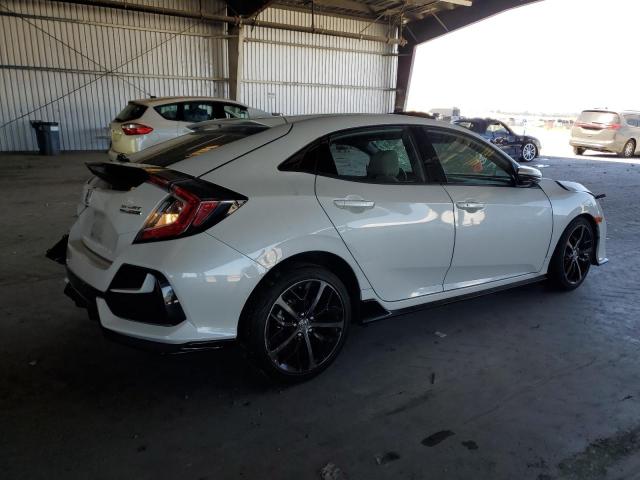 SHHFK7H97MU405116 - 2021 HONDA CIVIC SPORT TOURING WHITE photo 3