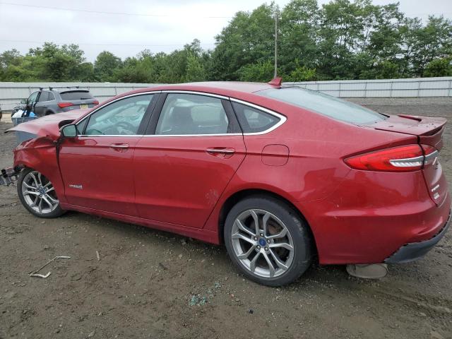 3FA6P0RU1KR123794 - 2019 FORD FUSION TITANIUM 红色 照片 2