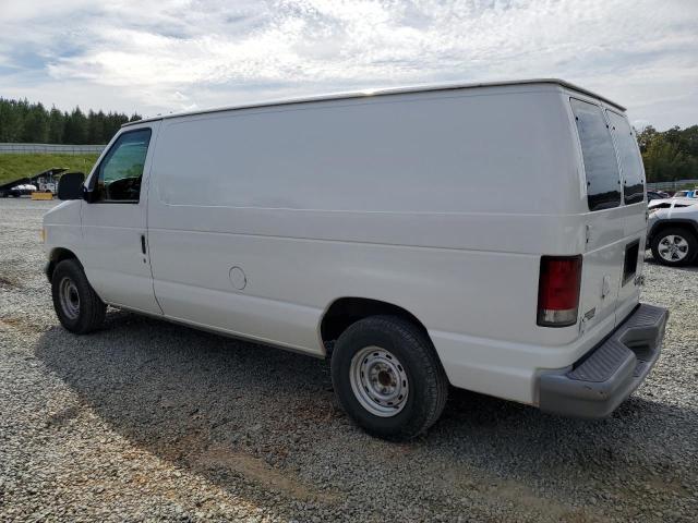 1FTRE14261HA66288 - 2001 FORD ECONOLINE E150 VAN WHITE photo 2