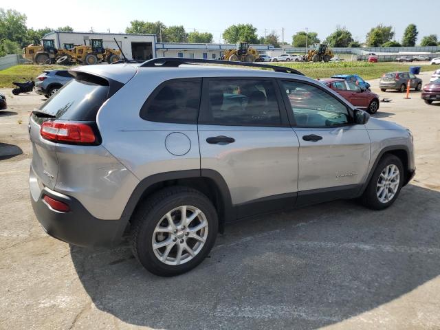 1C4PJLAB7HW644228 - 2017 JEEP CHEROKEE SPORT ვერცხლისფერი ფოტო 3