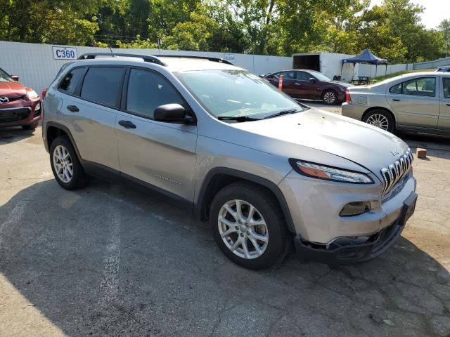 1C4PJLAB7HW644228 - 2017 JEEP CHEROKEE SPORT ვერცხლისფერი ფოტო 4